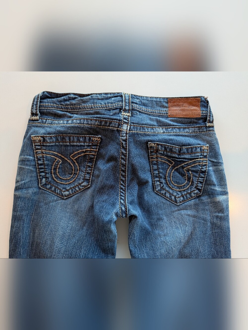 Y2K Big Star Sophie Low Rise Embellished Pockets Denim Jeans 28L - Picture 7 of 12